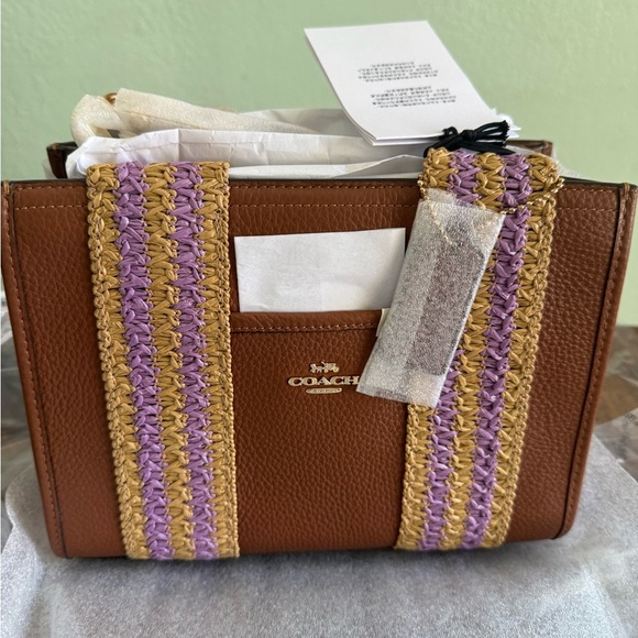 Coach Brown Smith Tote Bag NWT - Picture 3 of 5